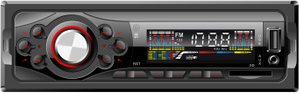 Fixed Panel Car MP3 Player, High Sensitive FM Receiver