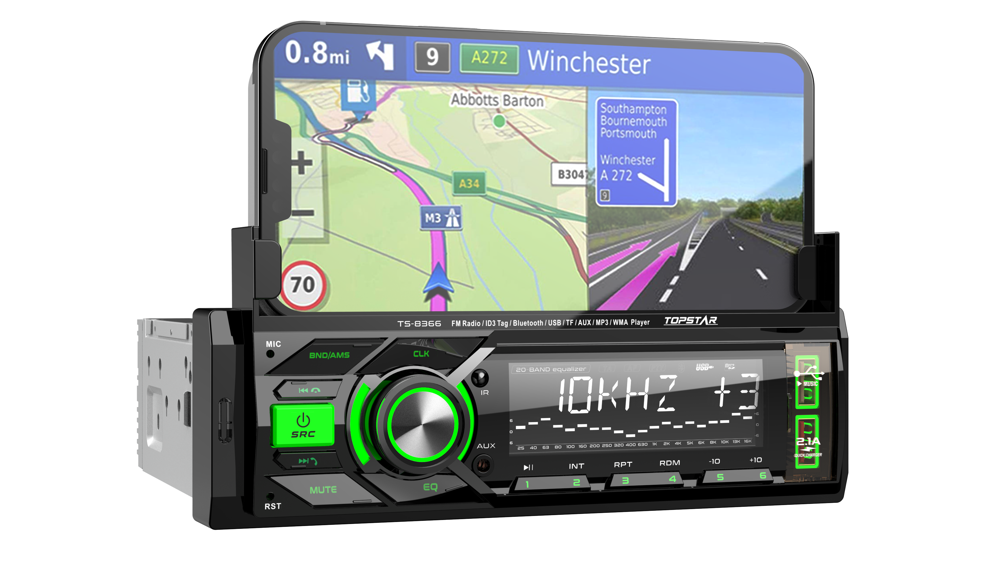 Car Mp3 Player with Private Mold Design Car Stereo
