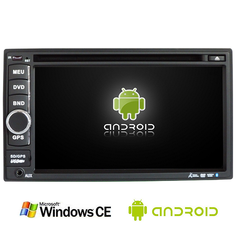 MP3 Player To Car Stereo Auto Audio 6.5inch Double DIN Car DVD Player with Android System