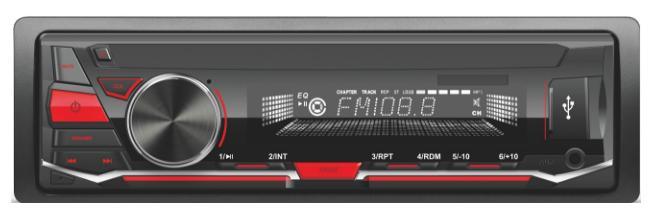 Car Stereo Bluetooth Accessory for Car Detachable Panel Car MP3 Player