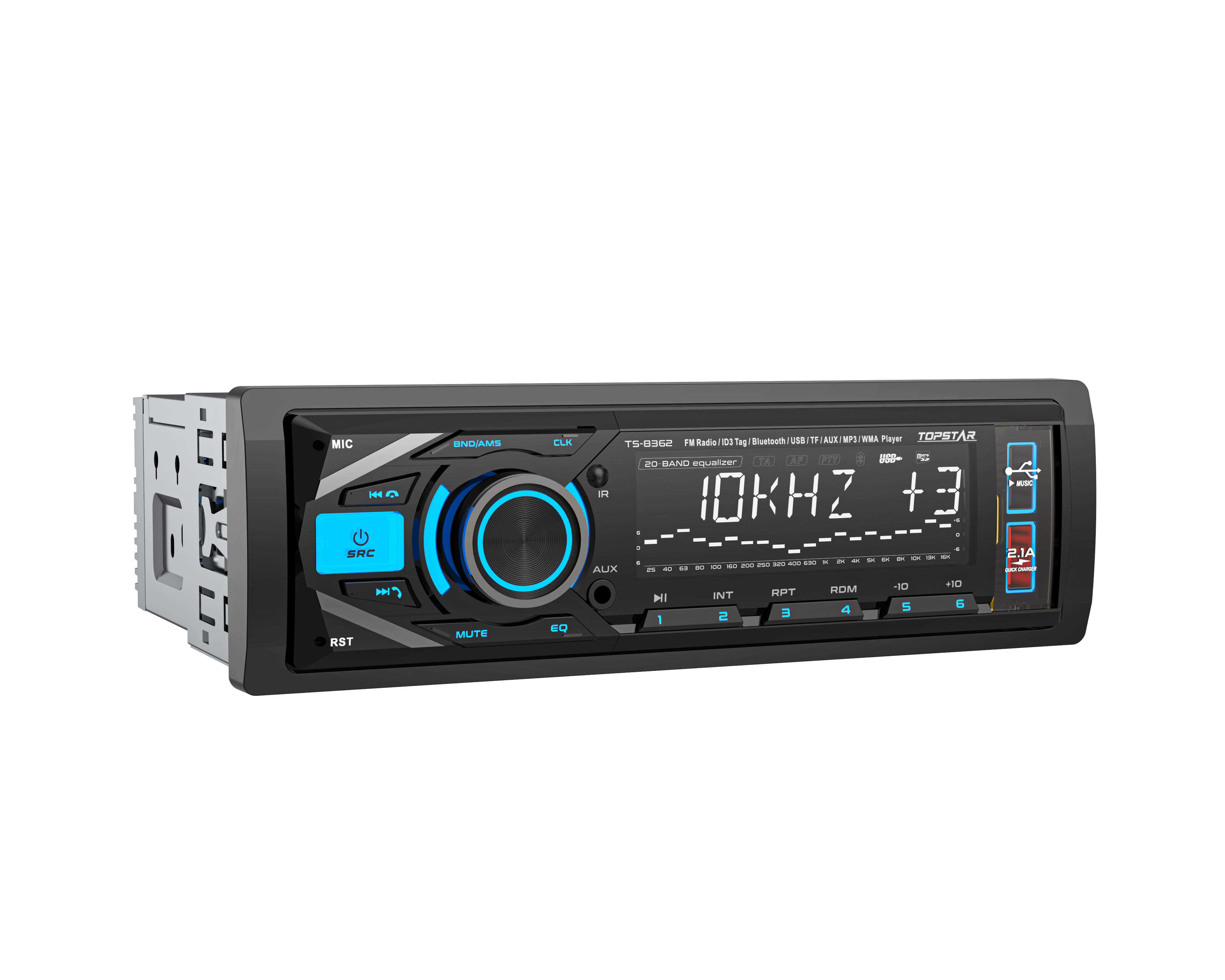 Car Radio Stereo with Double USB